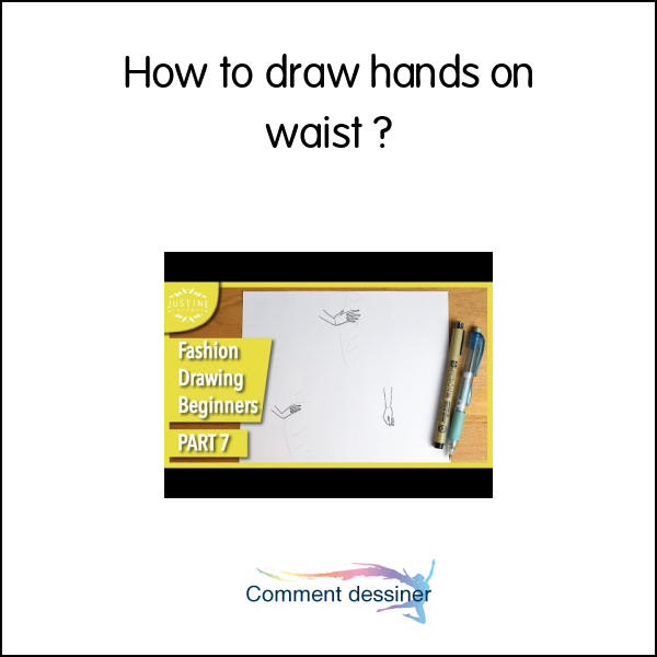 How to draw hands on waist